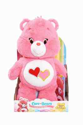 Just Play Care Bears Love-A-Lot Medium Plush with DVD