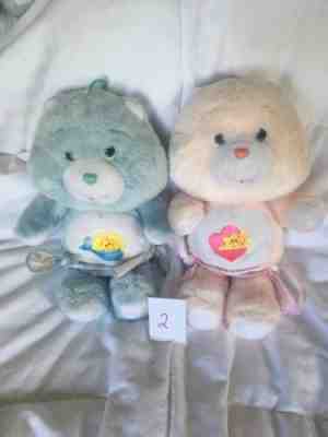 Stuffed Care Bears Vintage 1983 Baby Tugs & Baby Hugs Bear Lot Kenner Plush Toy