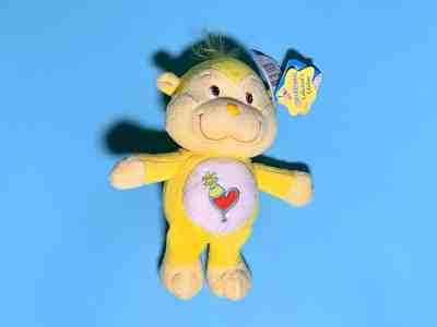 Care Bears Collectors Cousins Playful Heart Yellow Monkey Plush 2003
