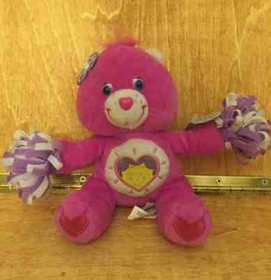 Care Bears Varsity Bears Special Edition Shine Bright Bear 8-inch Pink Bear 2005