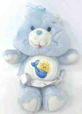 Vintage Care Bears Baby Tugs Bear Diaper Plush 1983 Kenner Stuffed Animal Toy