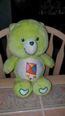 2003 Care Bears DO YOUR BEST Bear Kite Tummy Glow in Dark 13