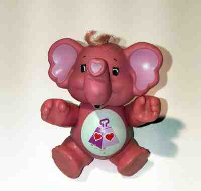 Original Lotsa Heart Care Bear Figure Vintage 1980s Played with Condition