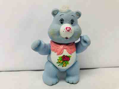 Grams Bear, Care Bear, Poseable Bear Action Figure, Vintage 1980s Girl Toys 