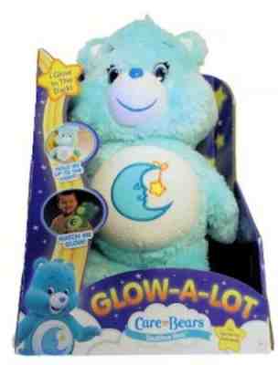 **RARE** NIB 12inch Plush Glitter Glow-A-Lot Bedtime Care Bear