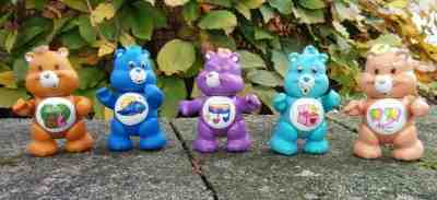LOT of 5 Care Bear Vintage Kenner HARMONY FOREST SEA FRIEND DAYDREAM SURPRISE 3