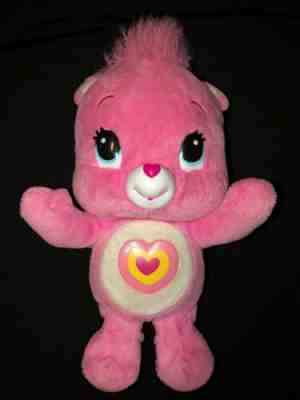 Pink Wiggle Hugs WonderHeart Care Bear Singing Dancing Plush Toy Hasbro Tested