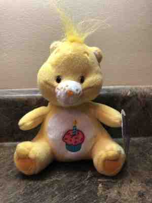 Yellow Birthday Bear Care Bear With Cupcake 2006