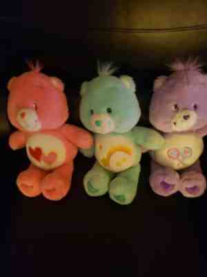 Lot of 3 Vintage 2002 Care Bears 13