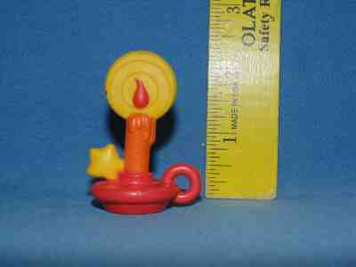 CARE BEARS Cousin Bright Heart Raccoon's Candle - accessory vintage
