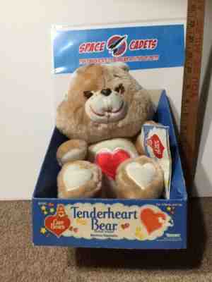 Vintage Tenderheart Bear 60180 1985 Care Bear Stuffed Plush New With Tags