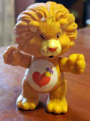 Vintage 1985 Care Bear Cousins Brave Heart Lion Posable Figure