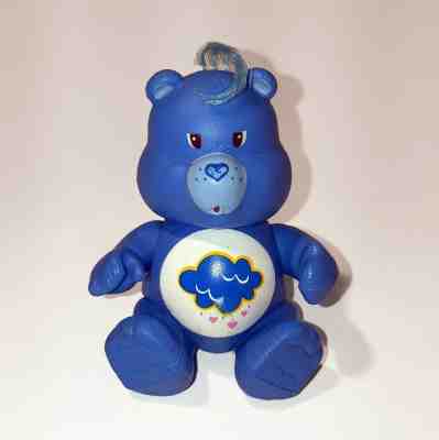 Original Grumpy Bear. Care Bear Figure Vintage 1980s Played with Condition
