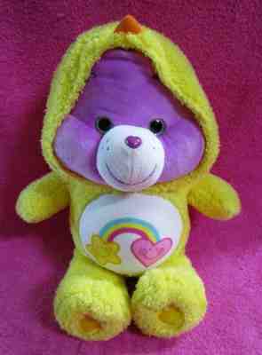 Care Bears Best Friend Bear in Easter Chick Duck Costume Plush 16