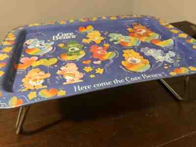 Vintage 1983 Here Come The Care Bears TV Lap Tray Metal American Greetings