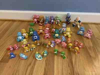 Vintage Lot 1980s 39 Kenner CARE BEARS & COUSINS Poseable Figures  GUC