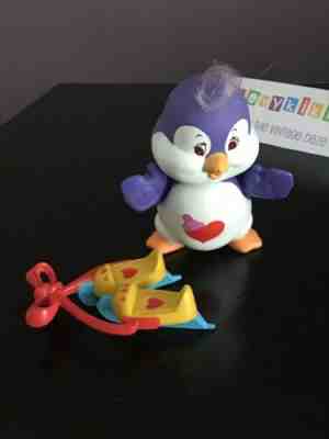 Vtg Care Bears Cousin Cozy Heart Penguin & Skates Jointed Poseable Figure 1984