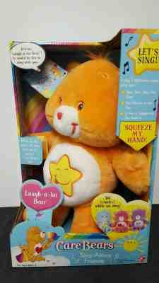 Care Bears Laugh-a-Lot Sing Along Bear 2003 new in box