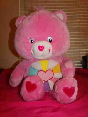 Care Bears Hopeful Heart Pink Plush Jumbo 20