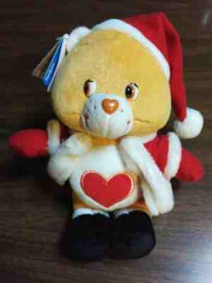 Care Bears Christmas Tenderheart Bear * 2006 * Plush 8 inch * New with tags 