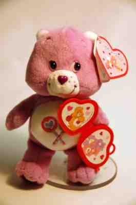 Play Along Care Bears Happy Valentine Share Bear with locket 2005