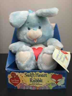 RARE 1984 Kenner Care Bear Cousin Swift Heart Rabbit New In Box with Tags!