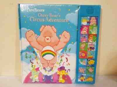CARE BEARS TALKING SOUND CHEER & BEDTIME BEAR BOOK NEW SEALED 2004 