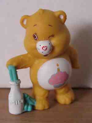 Kenner Vintage Care Bears Birthday Bear Playing a Party Game Miniature Figurine