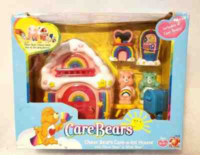 Vintage 2002 Care Bears Cheer Bear's Care-a-Lot House NIB