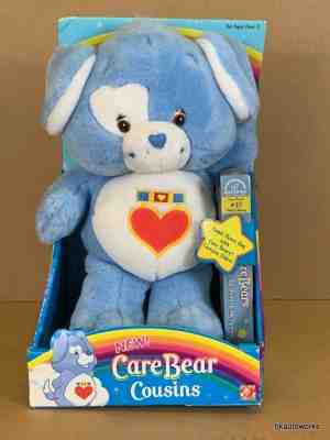 NEW IN BOX 2004 CARE BEARS Cousins Loyal Heart Dog w/ Cartoon VHS Video