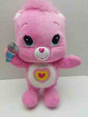 Wiggle Hugs Wonderheart Care Bear Singing Dancing Plush Toy Pink Hasbro WORKS !
