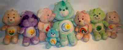 Vintage Care Bears cousins Kenner 1983 Plush Baby Tugs Good Luck Cheer lot