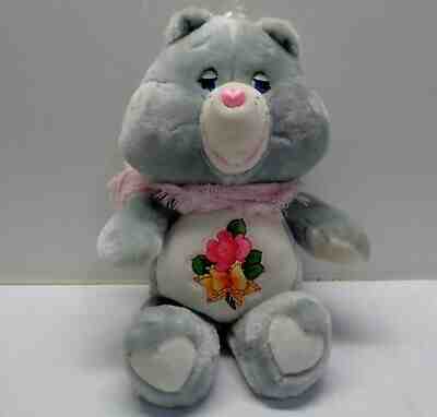 Vintage Plush 1983 GRAMS Grandma Care Bear with Pink Shawl Kenner Clean NO Odors