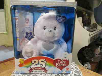 Care Bears 25th Anniversary White Swarovski Crystals & Sterling Silver Accents