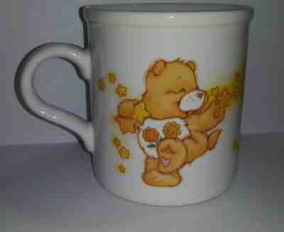 Vintage Care Bears Mug 1984 Friendship Bear and Wish Bear