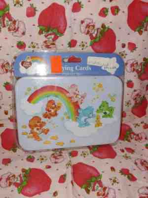 Care Bears Playing Cards in Tin 2002- Sealed