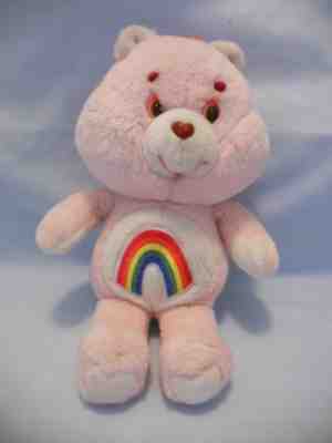 Vintage Care Bear Cheer Bear Pink w/Rainbow Tummy 1980's 13