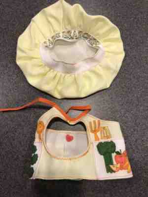 Vintage 1980s Apron And Chef Hat For Care Bears