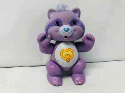 Care Bear Cousins, Bright Heart Raccoon, Care Bears Poseable Figure Vintage toys