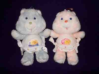 Kenner Care Bears Baby Hugs Tugs Bear Pink Blue Diaper Vintage 1983 11