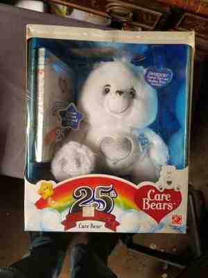 2007 25th Anniversary Care Bear NIDB Swarovski w/ DVD New Damaged Box