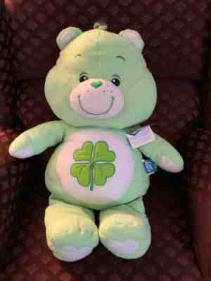 Care Bears Good Luck Bear Green 30 Inch Extra Large Vintage 2002