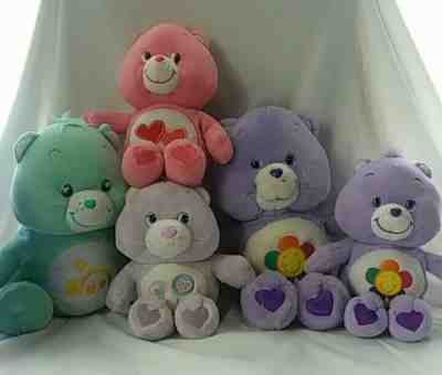 Care Bear lot 5 share bear, harmony, wish, love a alot bear 2003  teddies 