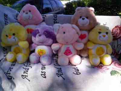 Lot Of 6 Kenner 1983-84 Care Bears & Care Bears Cousins 13