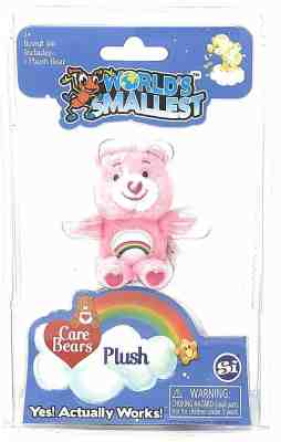 SEALED World's Smallest Care Bears Miniature Edition Pocket Sized Plush - Pink