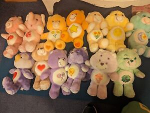 Lot Of Vintage Care Bears Large 13 Small 9