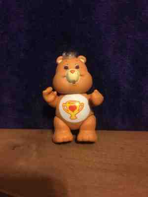 Champ Bear Care Bear 1985 PVC Posable Figurine 80s vintage