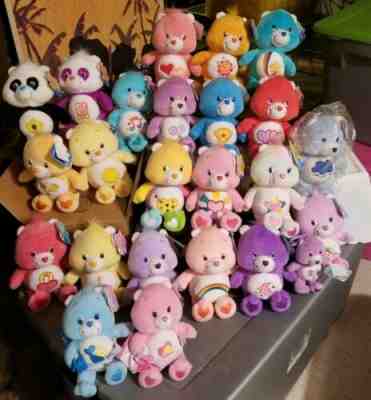 MWT Retired Collectors Edition CareBears and Cousins Lot of 25 Bears RARE HTF
