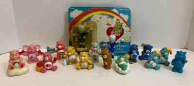 Lot of 14 Vtg Kenner Care Bear Miniatures Bedtime Birthday Cheer Grams Grumpy
