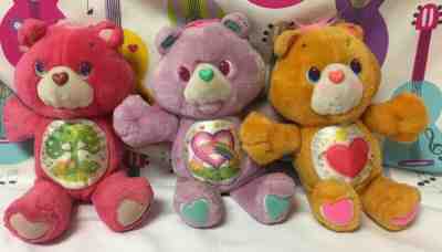 Care Bears 1991 Vintage Tenderheart Share Love a Lot Environmental Lot of 3